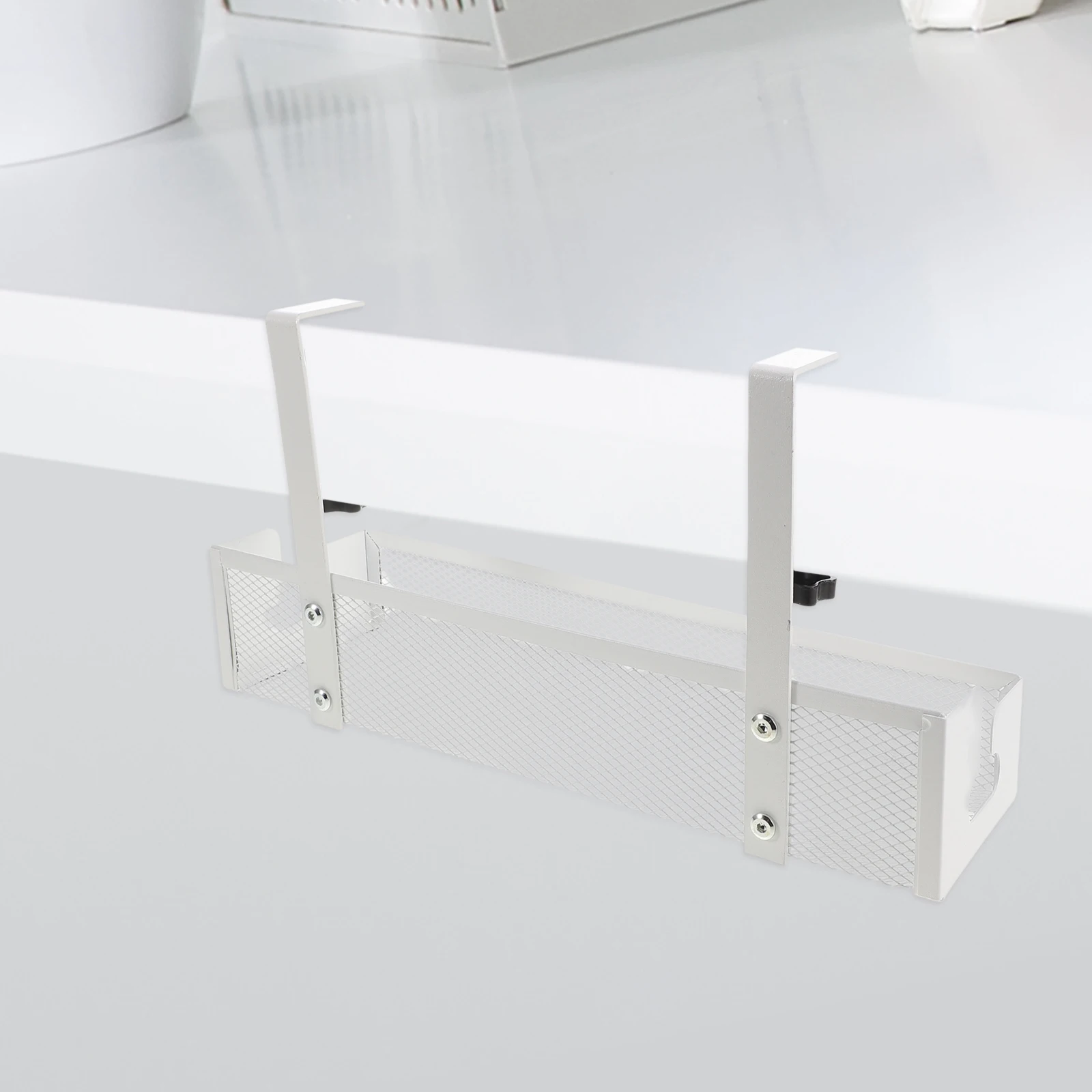 

Cable Management Tray Wire Desk ganizer Under Table Storage Carbon Steel Cord Holder Office Gaming Pc Accessories