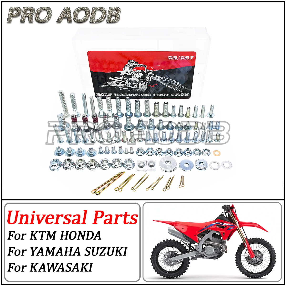 Hardware screw Bolt Full Plastics Fastener Kit For HONDA YAMAHA CR CRF CRF-R CRF-RX CRF-X YZ YZF WR WRF 2003-2025 Universal MOTO