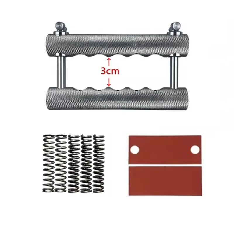 Professional Adjustable Stainless Steel Grip Strengthener Kit Portable Heavy-Duty Finger & Hand Trainer for Men