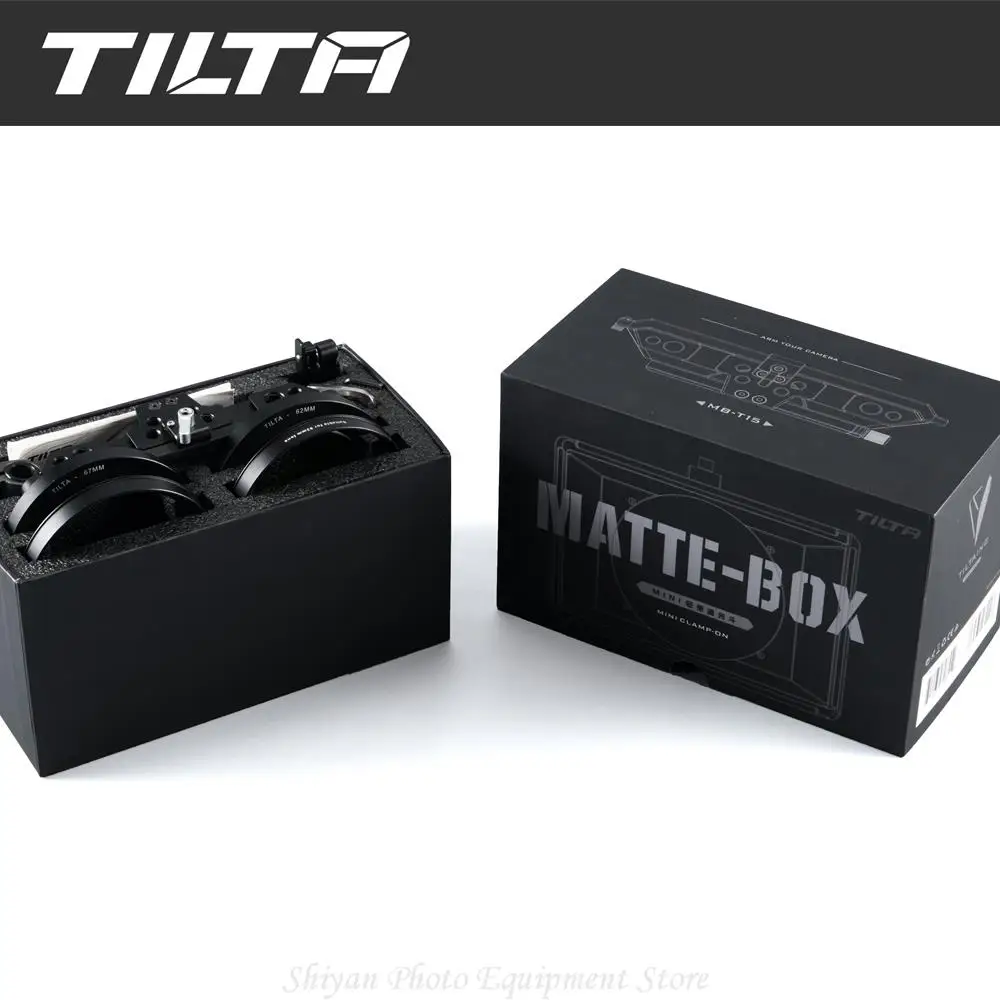 Imagem -06 - Tilta Mini Matte Box para Câmera Canon Bmpcc Dslr Sony Leve Siga Foco Controle de Zoom Ff-t06 Mb-t15 4*5.65