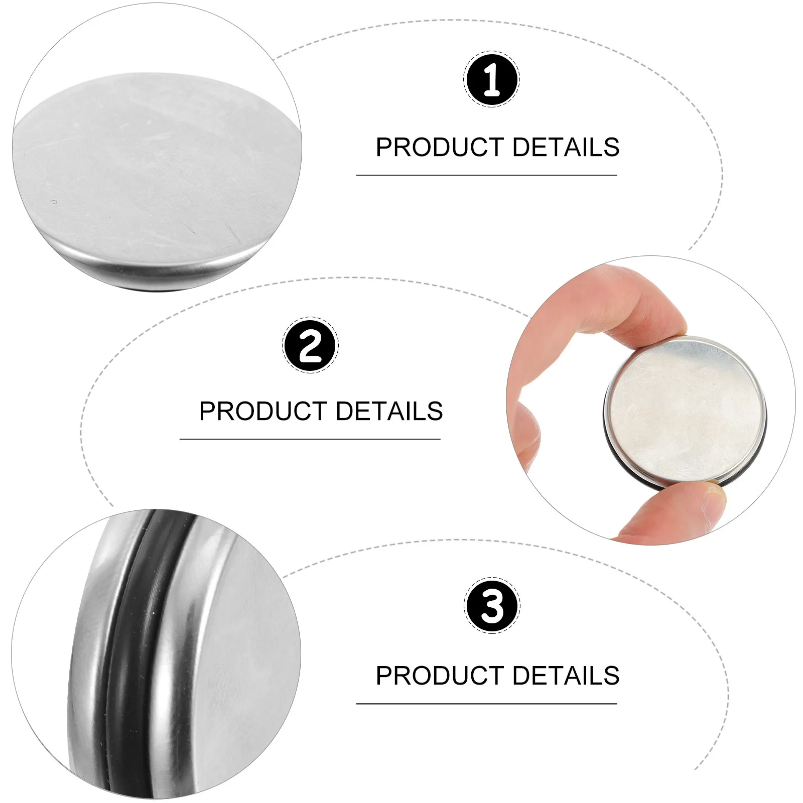 2Pcs Sink Flips Plug Stainless Steel Rotatable Seal Water Stopper Bathroom Washbasin Drainage Plugs Flipping Filter Strainer