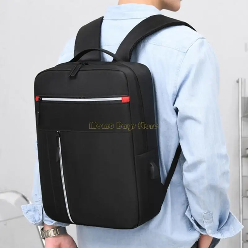 X90D -Laptop -Rucksack für Männer großer Kapazitätsschule Rucksack mit USB -Ladeanschluss