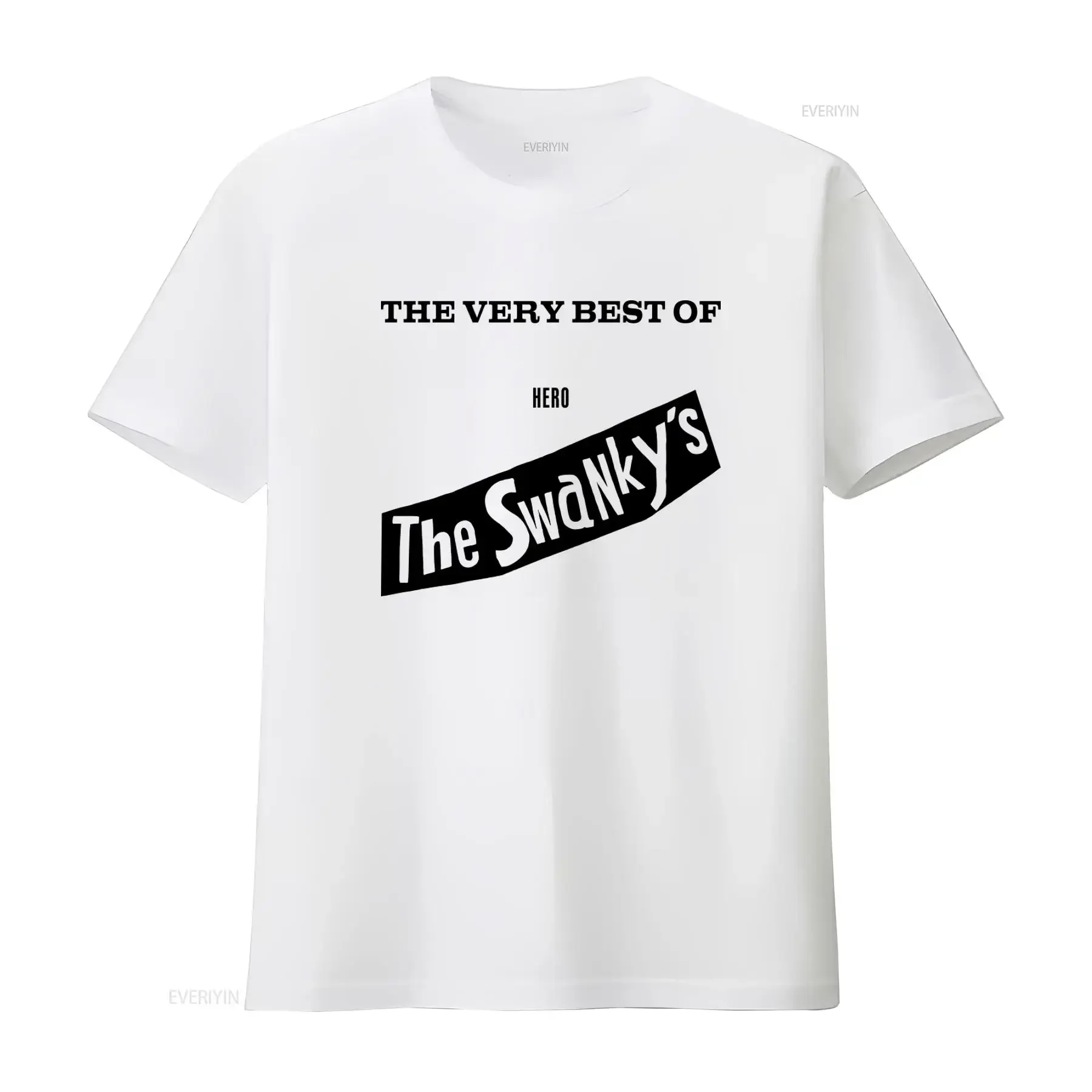 The Very Best Of Hero Swankys T Shirt vintage Washed Unisex streetwear fashion graphic homme Stylish Slightly designer clothes