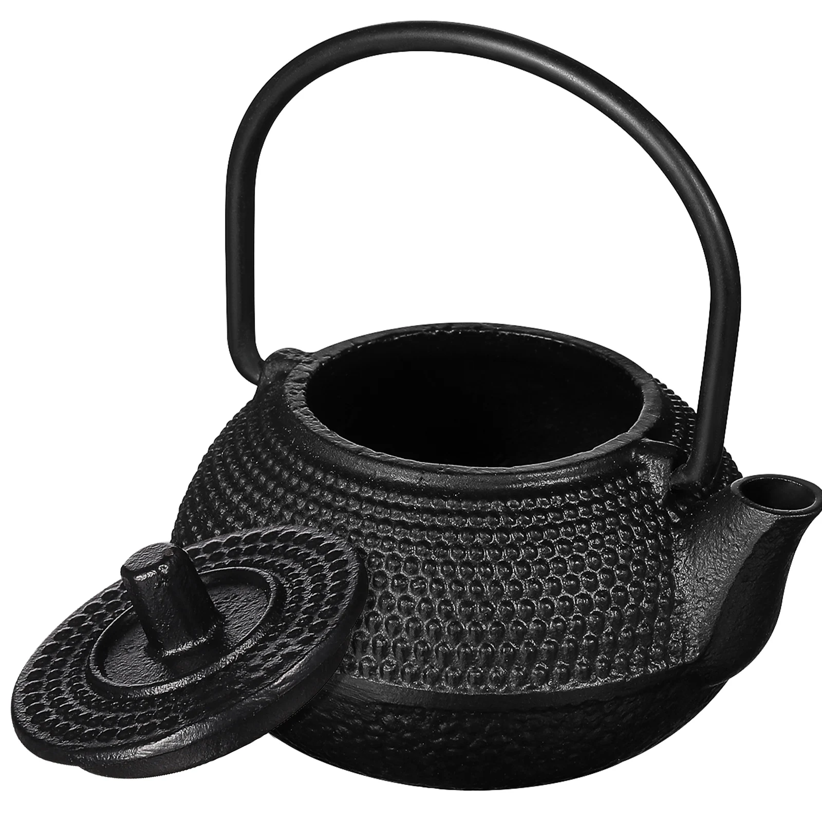 

Mini Cast Iron Teapot: Small Tea Kettle For Home Office Decor, Japanese Style Vintage Iron Pot, Rustproof Non-Odor Healthy