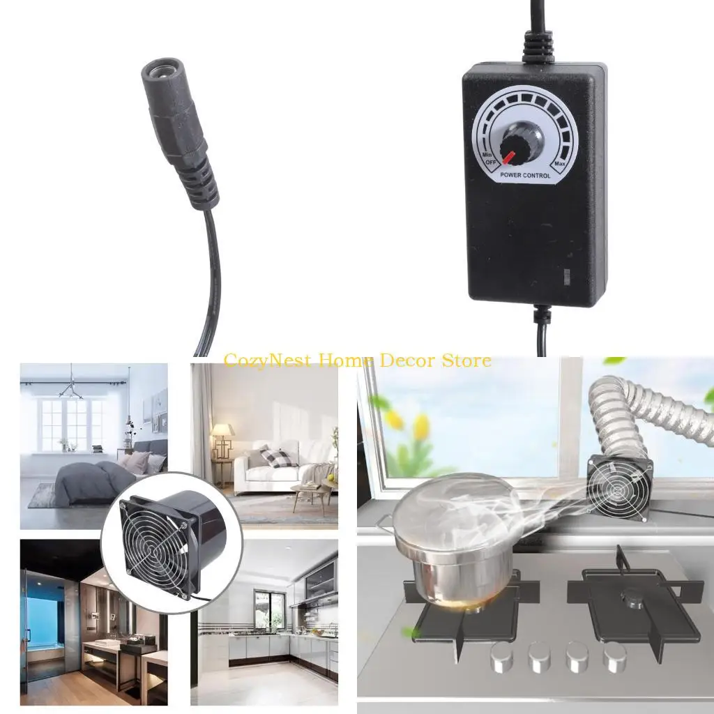 

92MF Многоцелевой регулируемый вентилятор диаметром 12 см для бытового и промышленного применения