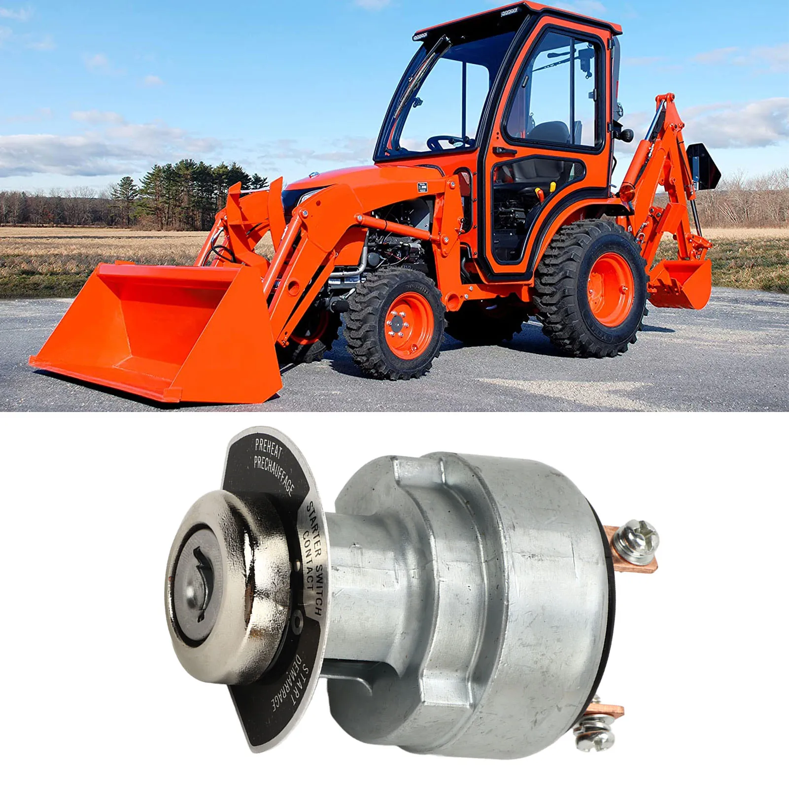 

Ключ зажигания 183827 для двигателей D722, D902, D1005, D1105, D1305, V1205, V1305, V1505, 1E013, 63590