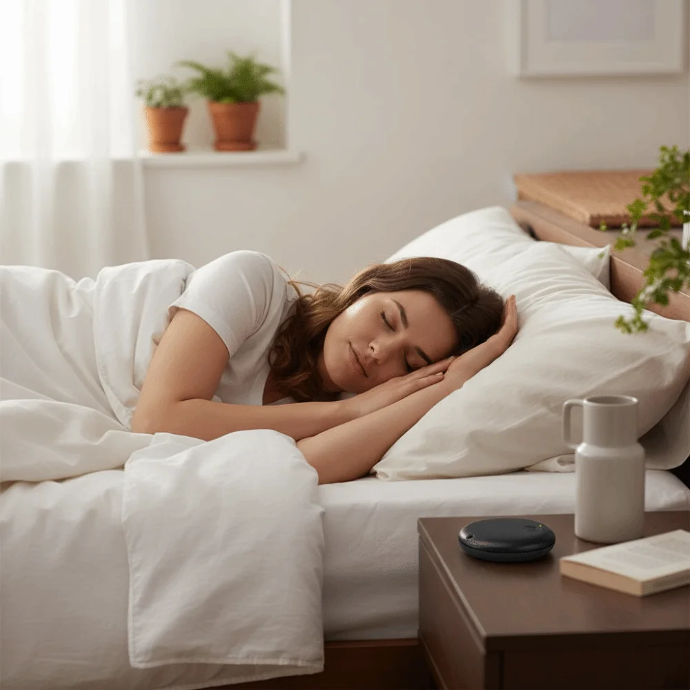 Ultra-Thin Under Pillow Bluetooth Speaker Mini HiFi Stereo Sound Sound Machine For Better Sleep Wireless Connection