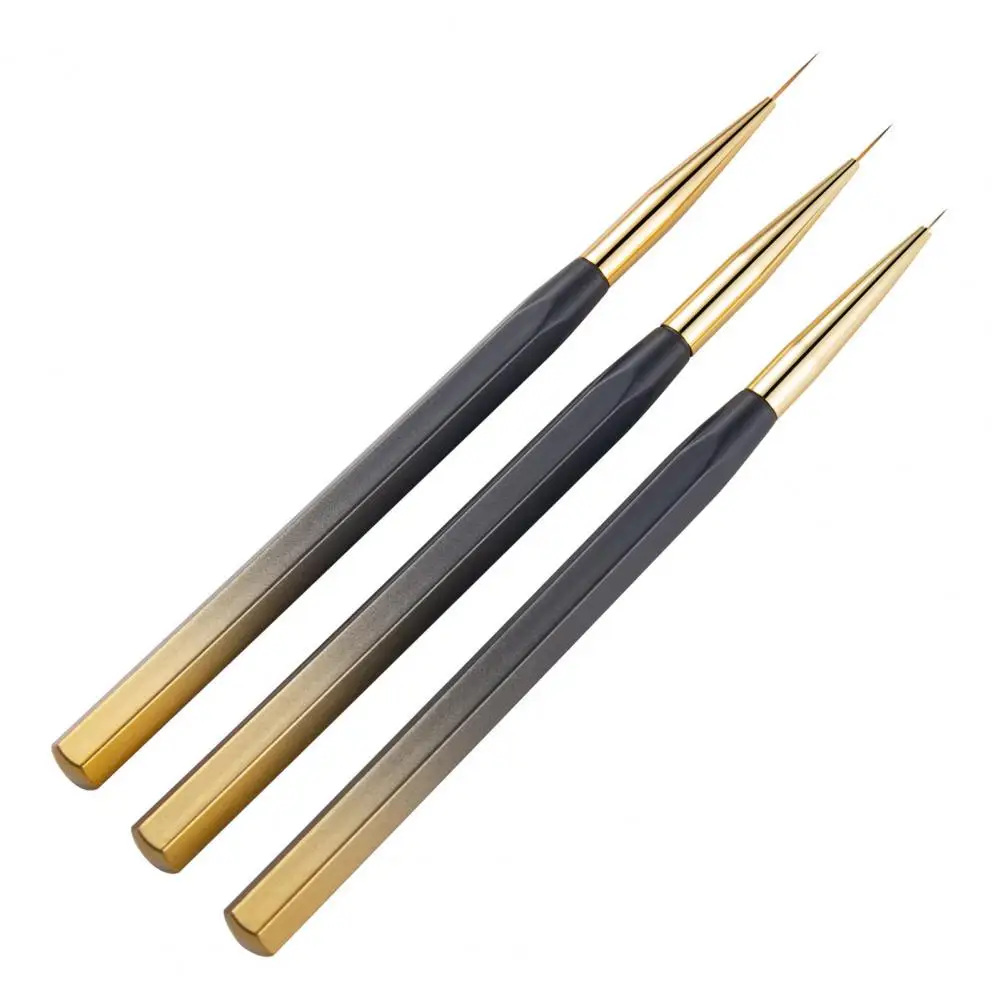 Beautiful Non-slip Flexible Bristle Fine Tip Nail Painting Brush Dotting Liner Brush Nail Phototherapy Pen Nail Design