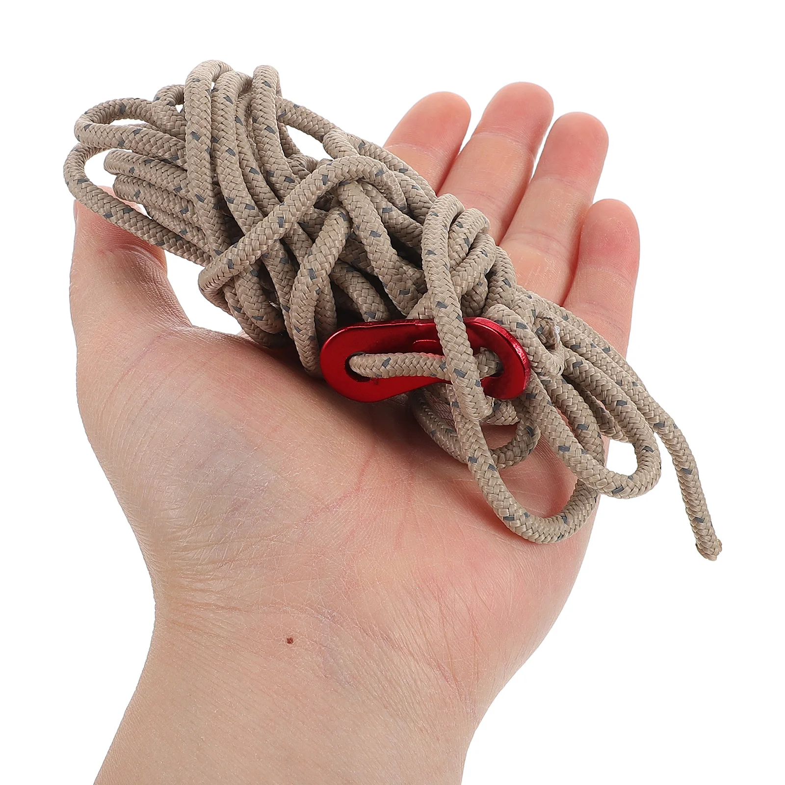 

8pcs Outdoor Tent Ropes Heavy Duty Adjustable Guide Lines for Camping Canopy Weather Resistant Polyester Guy Lines