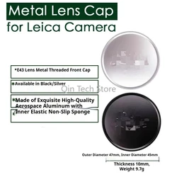 Aluminum Lens Cap Waterproof Protection Camera LensCover for Leica A36 E39 E43 36mm 39mm 43mm Voigtlander VM ZM Lens Front Cover