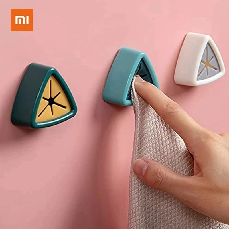 Xiaomi Punch-free Towel Plug Holder Bathroom Storage hanger Towels Storage Wash Cloth Clip Bathroom Kitchen Accessories Tool