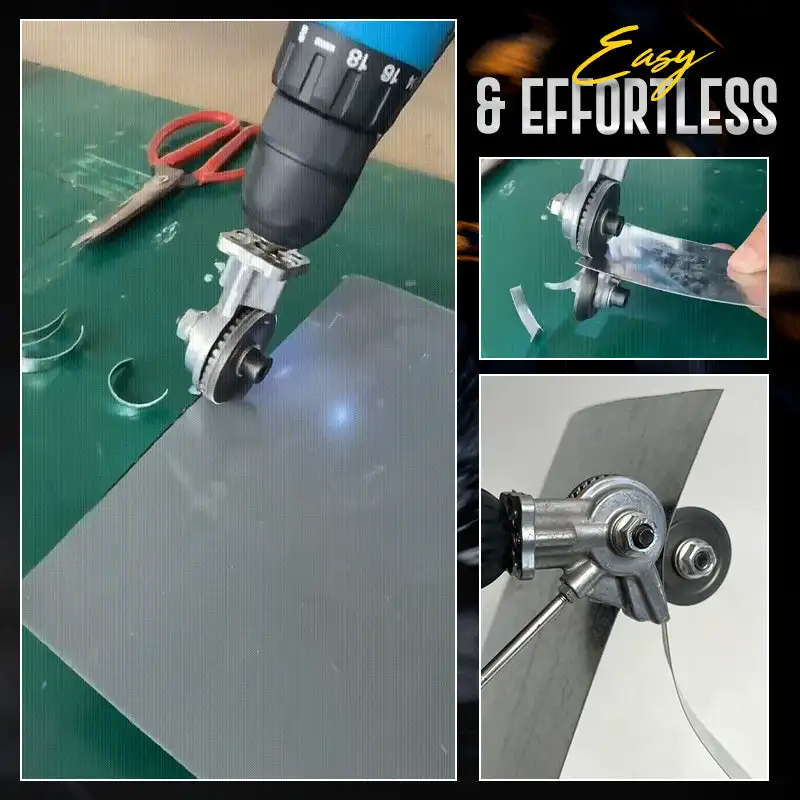 Mintiml®Broca elétrica Placa Cortador, Metal Sheet Nibbler, Rotor de alta velocidade, Aço ou Liga Shears