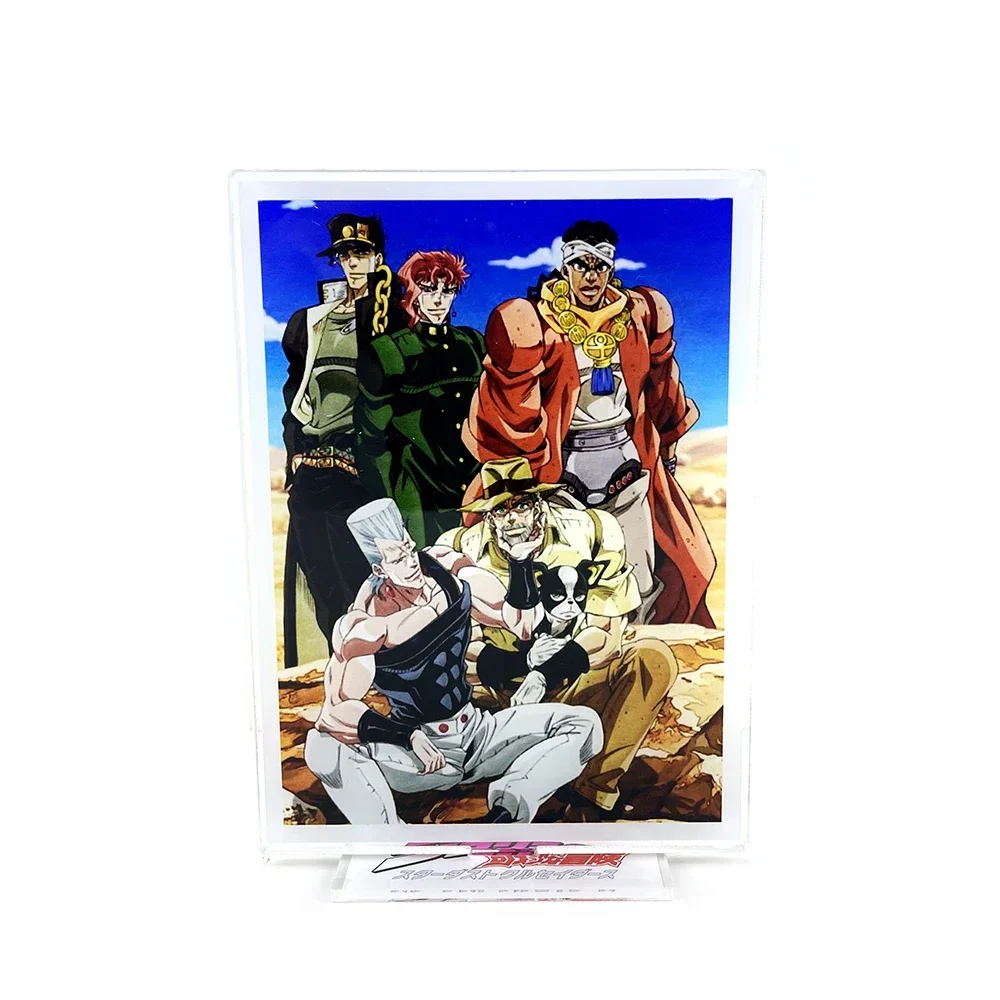 no  Jotaro Kakyoin Polnareff Joseph Avdol Iggy  acrylic standee figurines desk decoration cake topper