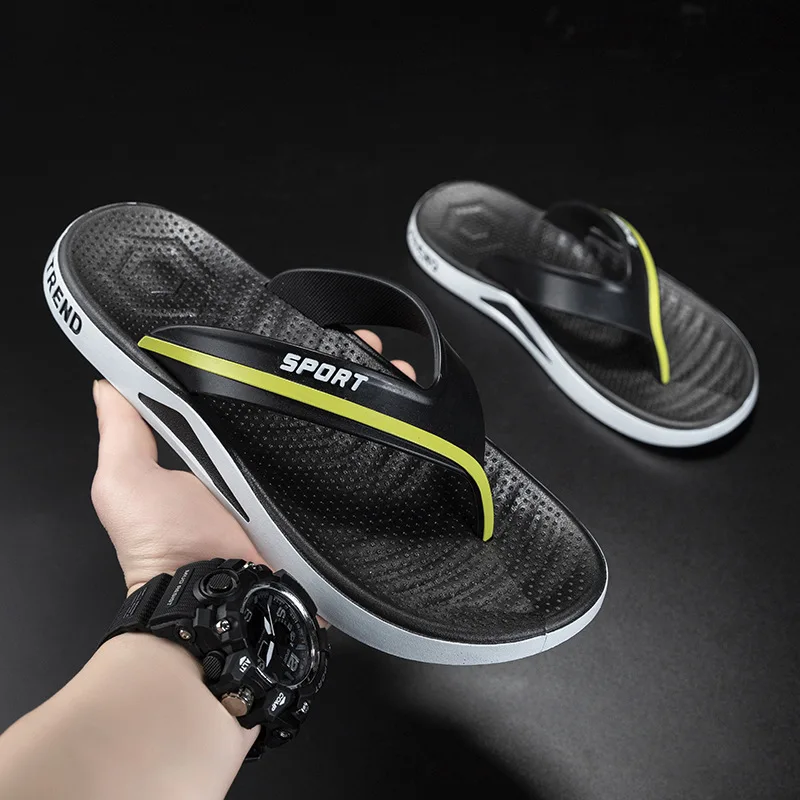 Summer Men Beach Flip Flops Casual Shoes Man Slip-on Slippers Male Casual Sandals Mens Ourdoor Flip Flop Slides