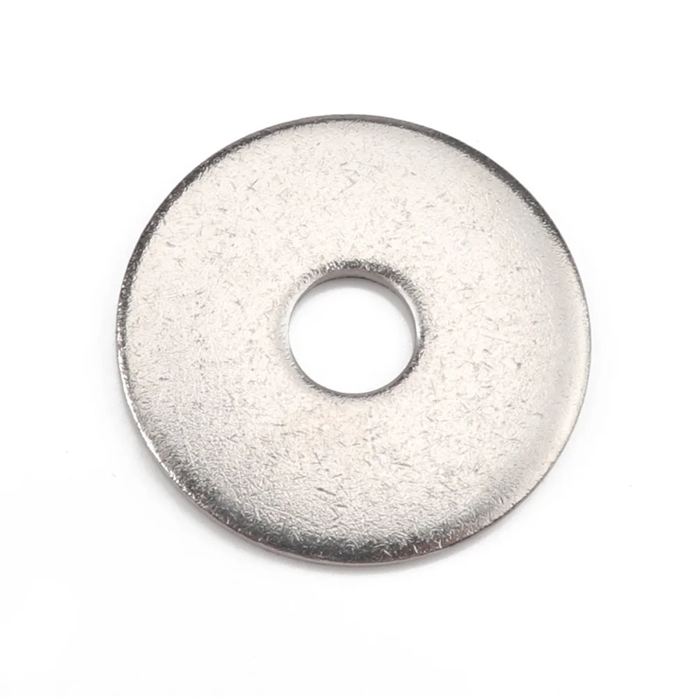 

70pcs M5 Stainless Steel Washer Flat Gasket Ring For Machinery Repair Heavy Duty Corrosion Resistant Smooth Surface Plain Washer