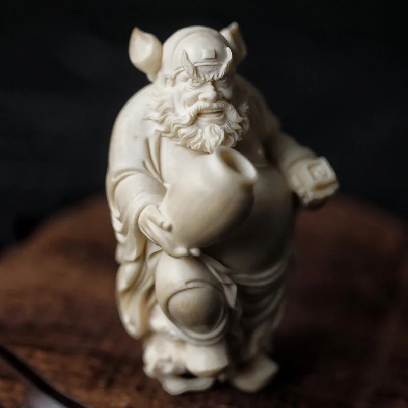 Mammoth Tooth Drunk Handmade Statue Craft Ornament