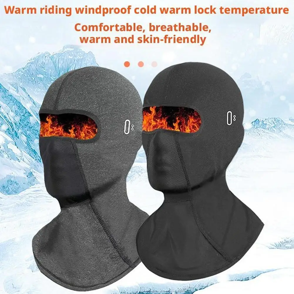 

Cycling Balaclava Outdoor Riding Warm Motorcycle Helmet Breathable Ice Windproof Scarf Cold Protection Face Ski Mask Winter