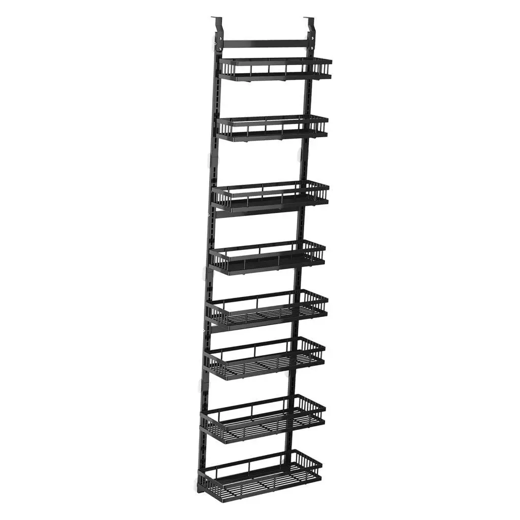 8 Tier over The Door Pantry Organizer Narrow Sturdy for Kitchen Bedroom Home