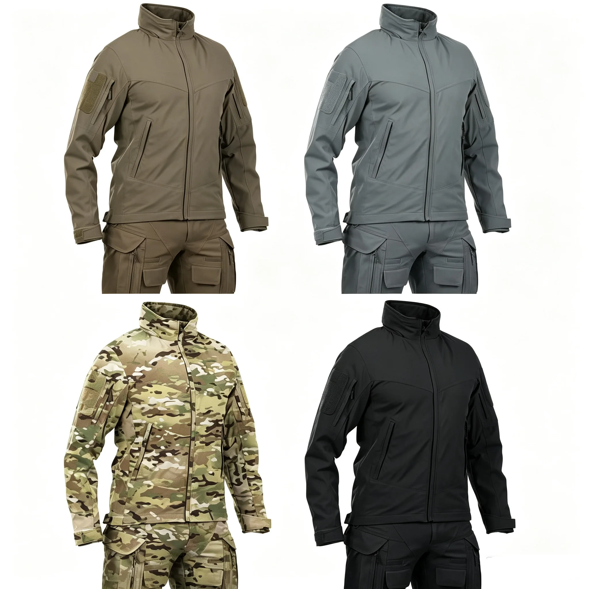 ninja-40-tactical-jacket-soft-shell-camouflage-suit-autumn-and-winter-single-layer-splash-proof-and-windproof-jacket