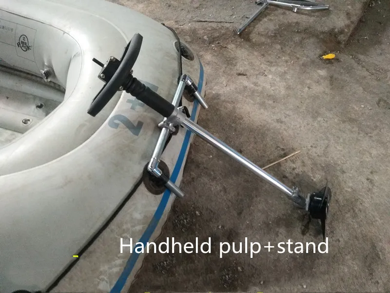 Marine electric propeller outboard machine hanging machine boat paddle machine rubber rowing hand-held propeller