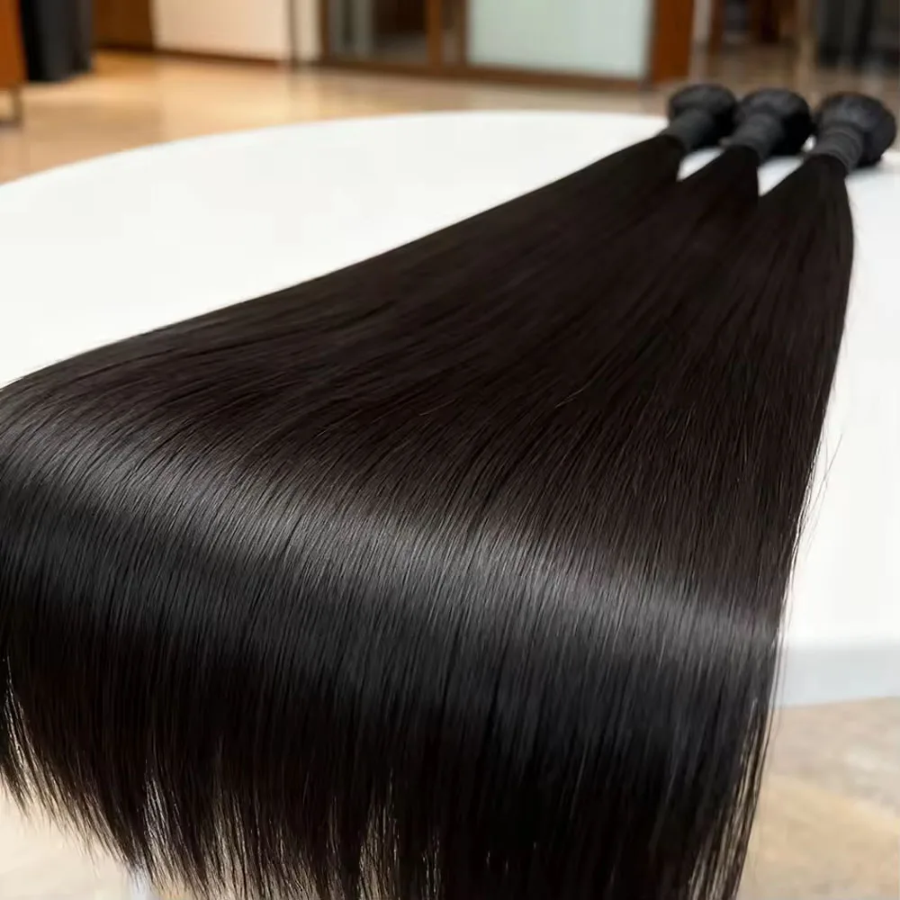 30, 40 дюймов, прямые 100% бразильские бирманские необработанные человеческие волосы, пучки наращивания, необработанные волосы с волнами воды 1, 3, 4 пучка