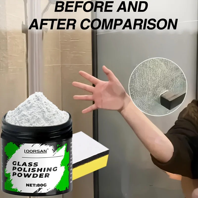 Glass Polishing Powder, Nano Scratch Repair, Damage-Free Surface Treatment, Car Windshield Restorer,Automotive Care