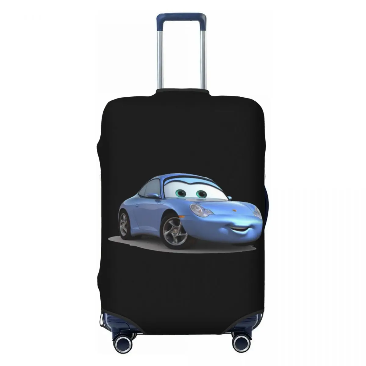 

Custom Lightnig McQueen Sally Carrera Luggage Cover Elastic Travel Suitcase Protective Covers Fits 18-32 Inch