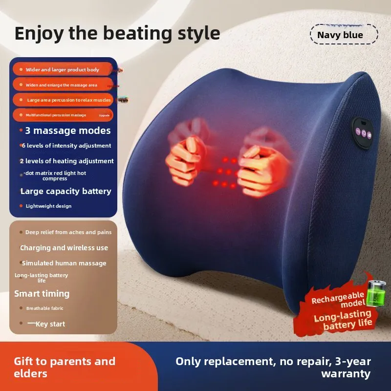 وسادة تدليك الإبهام مخصصة بالجملة الكهربائية الساخنة ضغط وسادة تدليك المنزل شحن لاسلكي سيارة مدلك الخصر