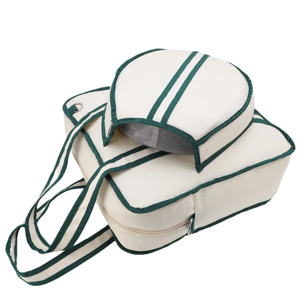 Portable Tennis Racket Bag Handheld Carry Adjustable Shoulder Strap Racquet Carry Bag Large Capacity Tennis Tote Bag Tennis