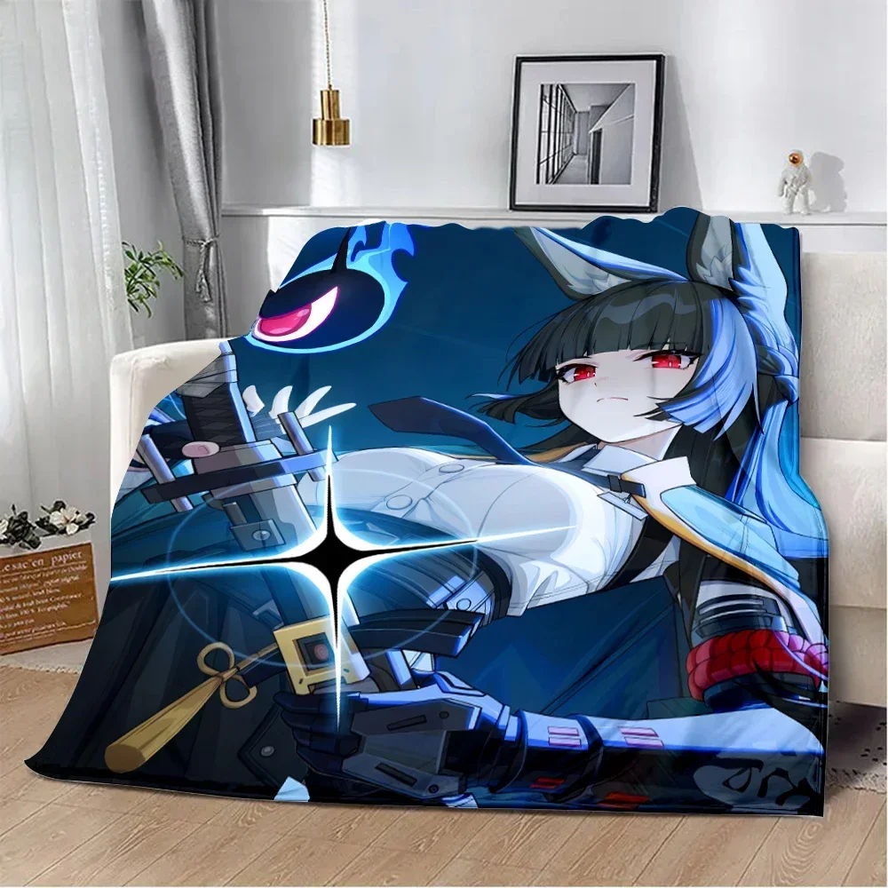 Zenless Zone Zero ZZZERO ZZZ Nicole Printed Blanket Picnic Blankets Warm Blanket Soft and Comfortable Home Travel Birthday Gift