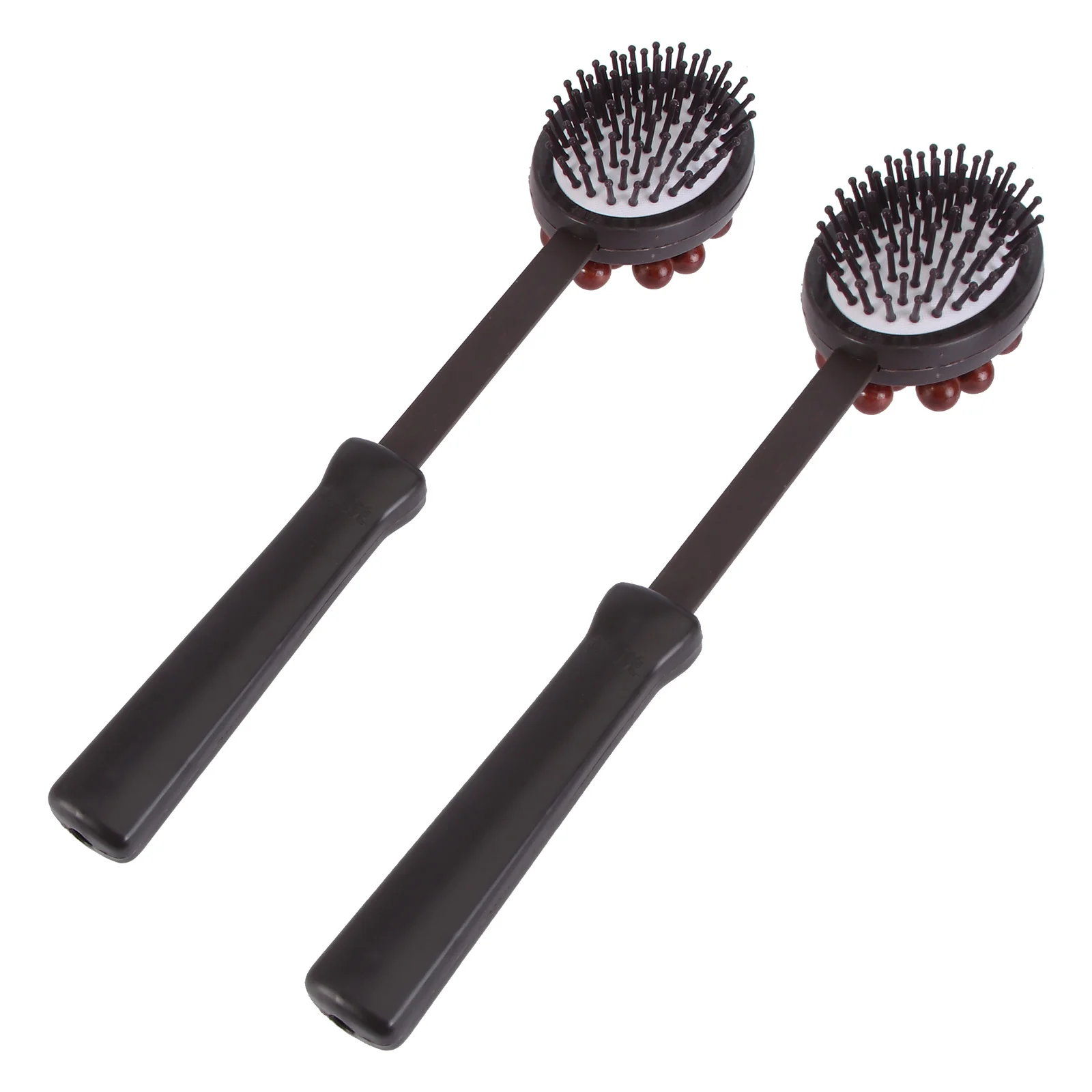 

2Pcs Massage Hammer Wooden Portable Acupoint Pat Stick for Back Neck Waist Legs Blood Circulation Metabolism Relief