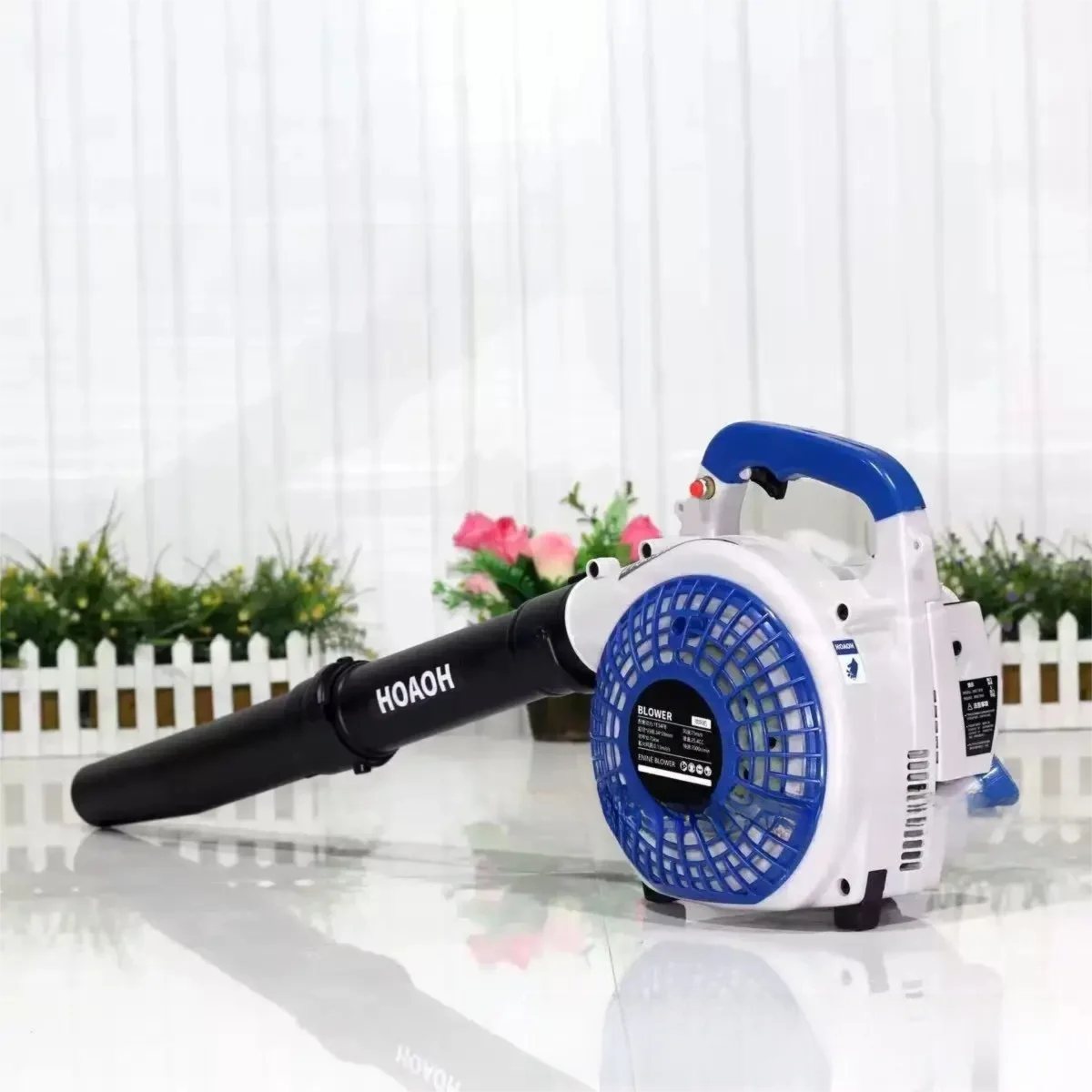 EB260 2-Stroke Gas Leaf Blower - Powerful Petrol Blower for Garden Leaf Clearing, Snow Removal & Welding Slag Blowing