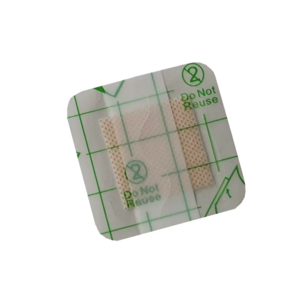 Banda cuadrada transparente de PU, 50 piezas, 38x38mm, adhesivo impermeable, pegatina protectora, Kit de viaje de emergencia