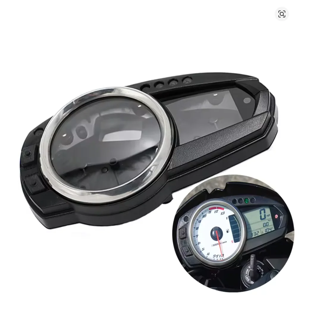 

Speedometer odometer instrument housing case tacometer gauge cover for kawasaki z750 z1000 2007 -2009 zx6r ZX-6R 2007-2008