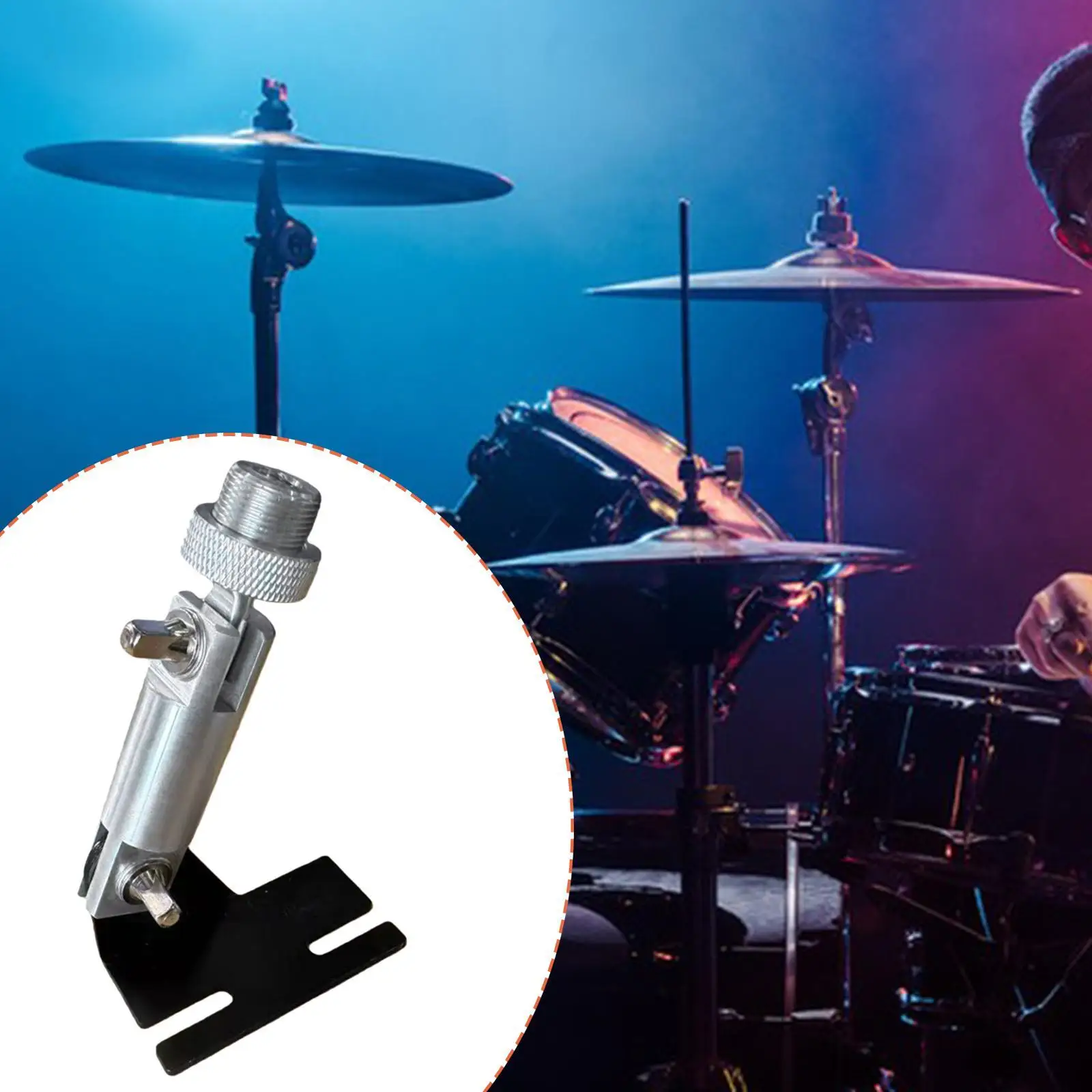 

Внутреннее крепление для микрофона басового барабана Прочный аксессуар для барабана из алюминиевого сплава для студии и живого выступления