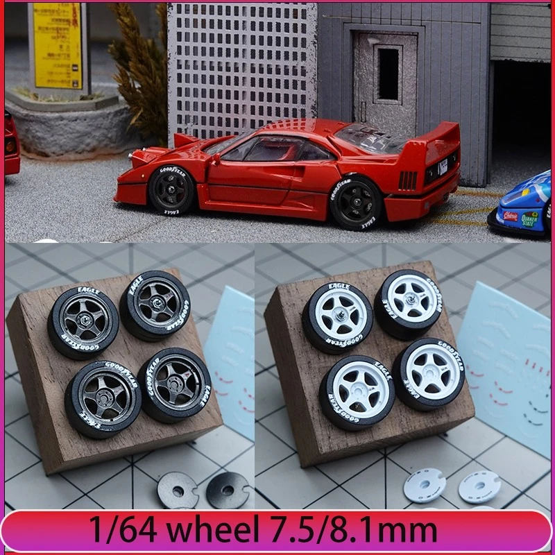 

PuffStudio_1/64 масштабная ступица колеса 7,5/8,1 мм вставной вал модель из смолы модифицированные аксессуары для моделей автомобиля