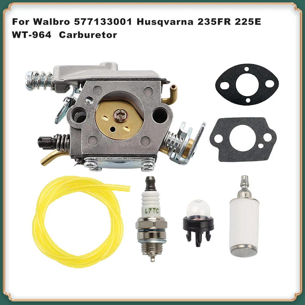 

Carburetor Kit WT-964 for Husqvarna 235FR, 225E Chainsaws - Replaces Walbro 577133001