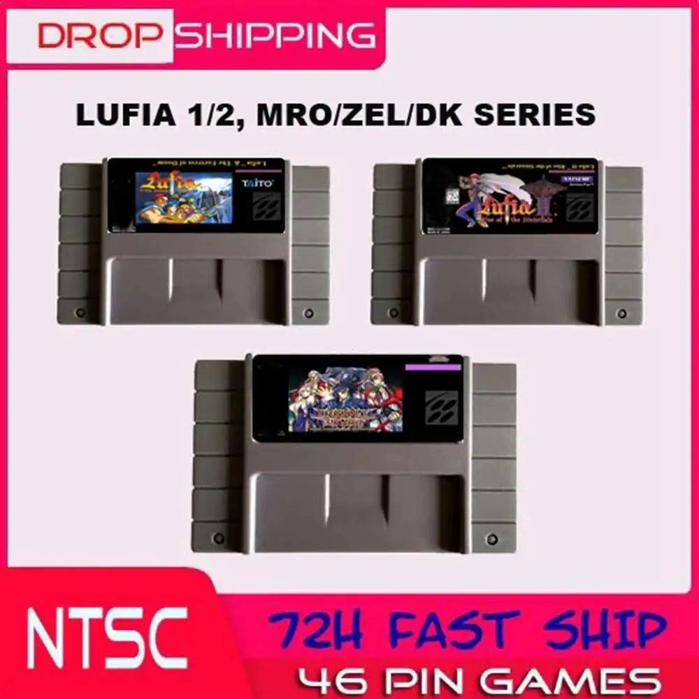 بطاقة لعبة رمادية كبيرة للاعب ، حفظ ملف Lufia ، تنفس النار ، MRO ، ZEL ، DK Series ، NTSC 16 ، إصدار الولايات المتحدة الأمريكية