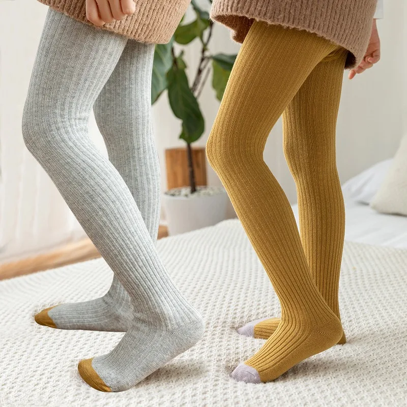 Stoking ketat bayi baru lahir anak-anak stoking anak perempuan bayi Pantyhose bayi Meisjes Kleding untuk bayi perempuan laki-laki stoking warna Solid