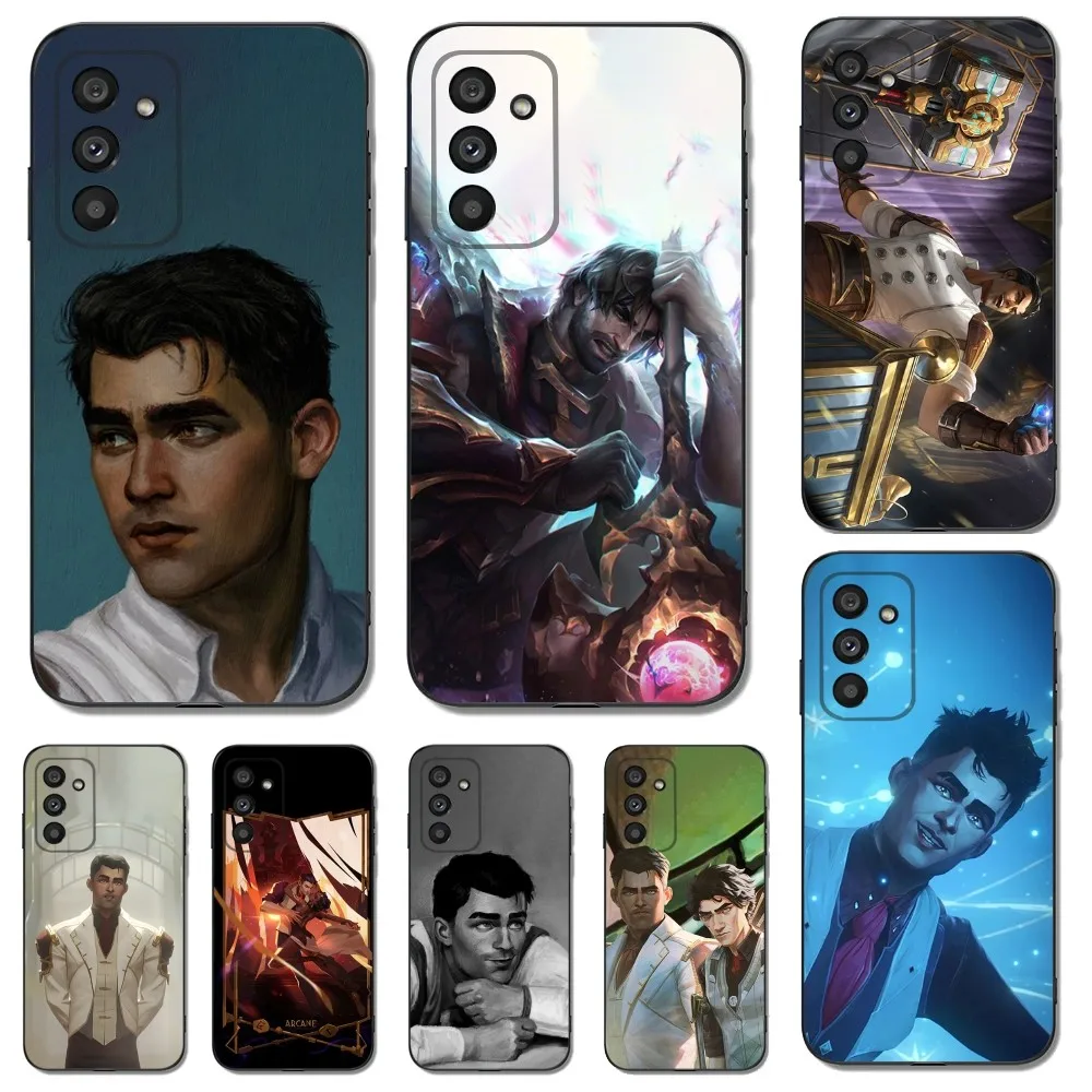 Game Jayce A-Arcane L-Lol Phone Case for Samsung S25,S24,S23,S22,S21,S20,Ultra,Pro,S10,S30Plus,FE Black Cover