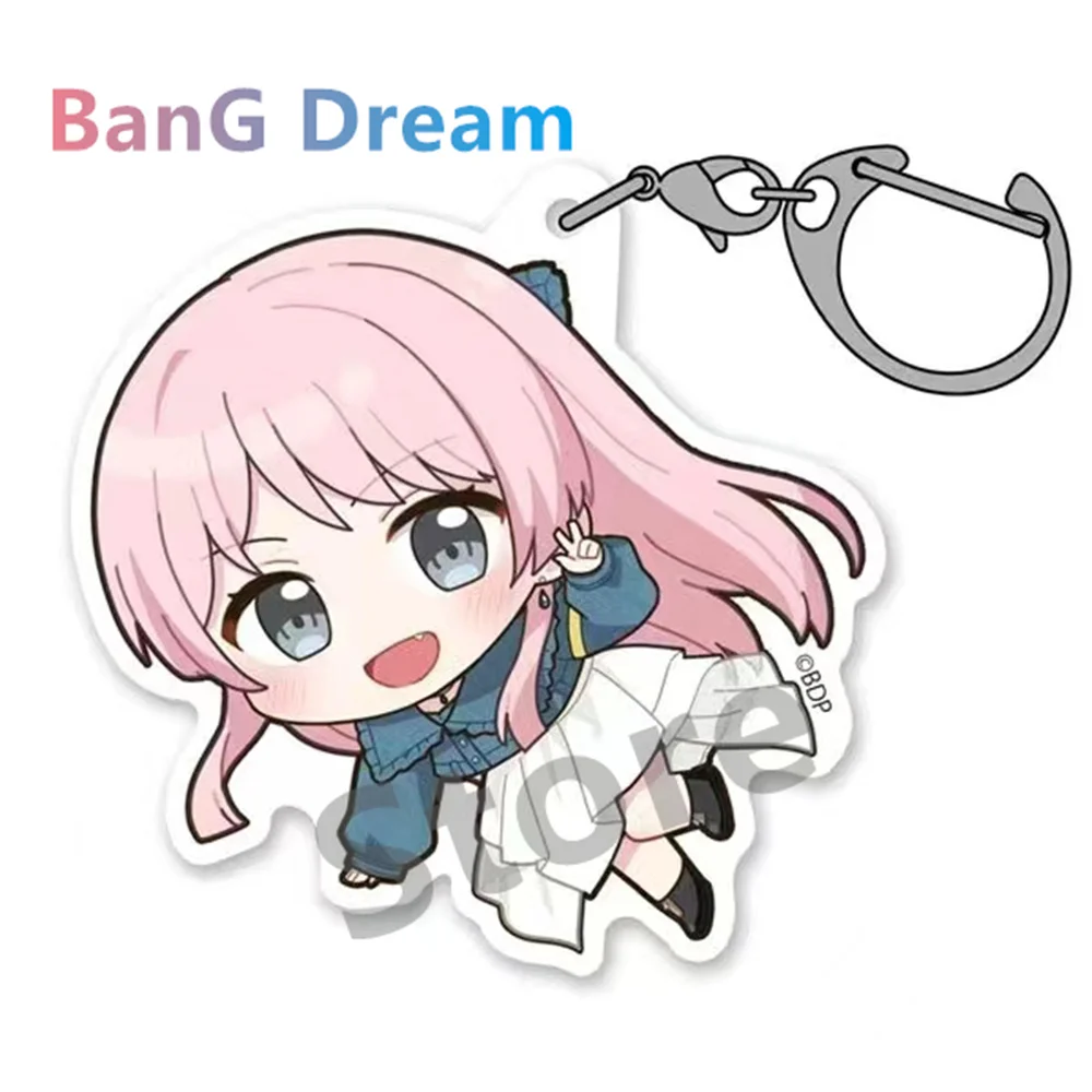 Hot Anime BanG Dream! Acrylic key chain Schoolbag decor Sign Fans Gifts 6cm