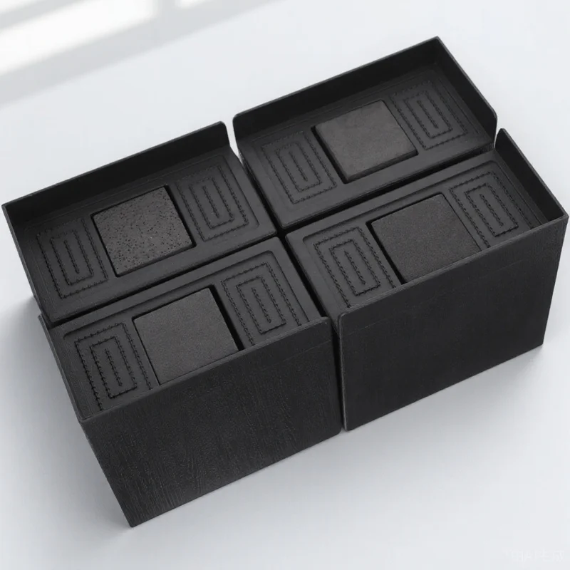 

4pcs Furniture Heavy Duty 4 Inch Black Bed Lifters For Sofa Table Couch Washing Machine Chair Risers Support Blocks