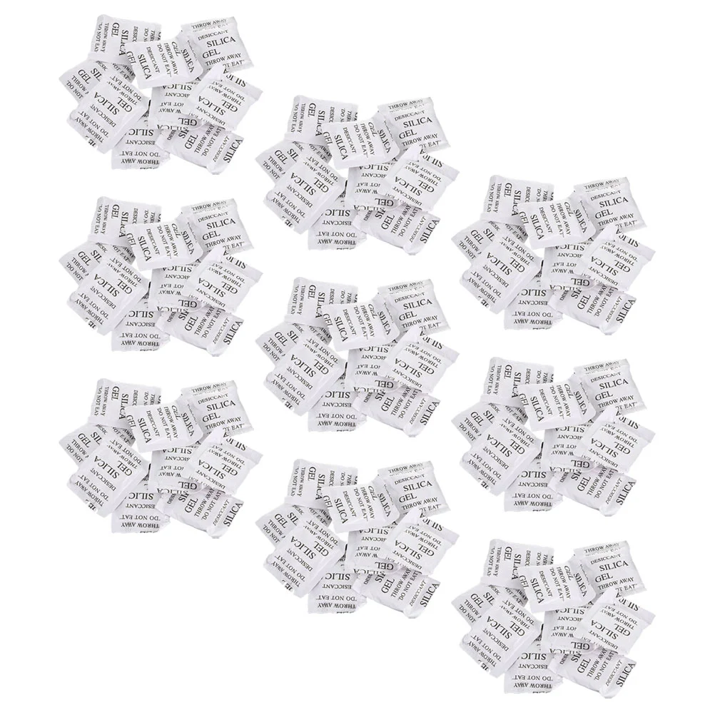 100 Pcs Silica Gel Desiccant Moisture Absorbers Bags Binders Absorbent Absorbing Packets