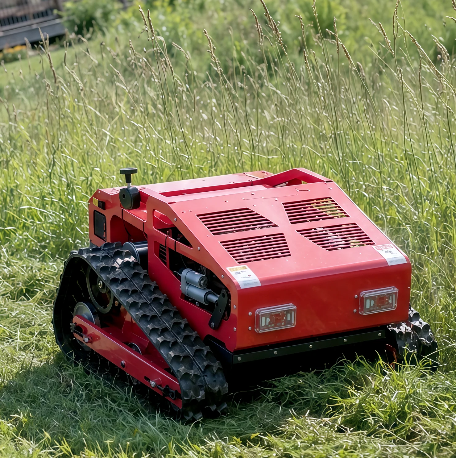 Smart Garden Box - カスタマイズ可能なスマートワイヤレスリモコン式クローラー芝刈り機、庭園果樹園畑の雑草刈り用トラック式草刈機