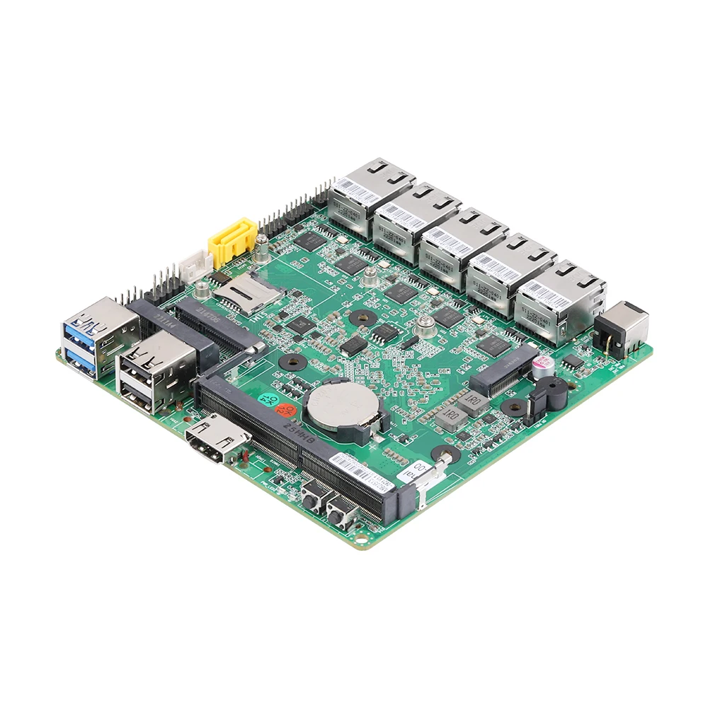 Qotom Motherboard 5* I225-V 2.5G Lan Celeron J4125 Pfsense Firewall Router Mini PC Q750G5