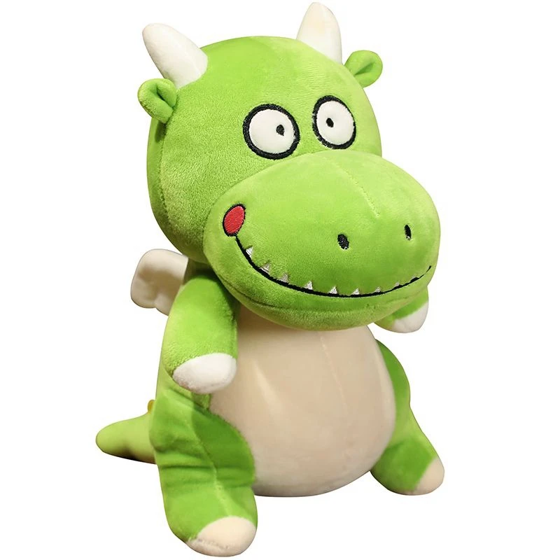 25CM Kawaii Love สามเหลี่ยมของเล่นตุ๊กตาขนาดเล็ก Birthday Party Wrap ของขวัญเด็กไดโนเสาร์โบราณตุ๊กตาเทศกาลของขวัญ