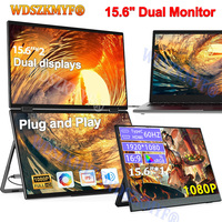 15.6“”Portable Dual/Single Monitor Secondary Display Computer Monitor 1080P 16:9 Type-C HDMI For Cell phone Xbox Switch Laptop