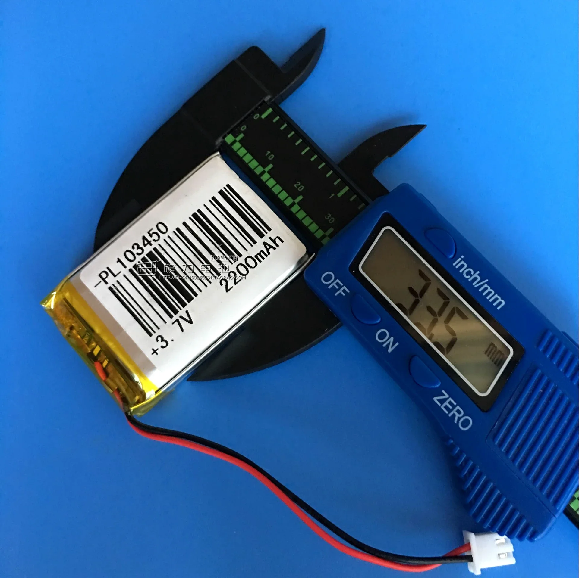 Батарейки для детских сказочных машин, литиевая аккумуляторная батарея большой емкости 3,7 В, 103450   2200 мАч небольшой пудинг перезаряжаемый L