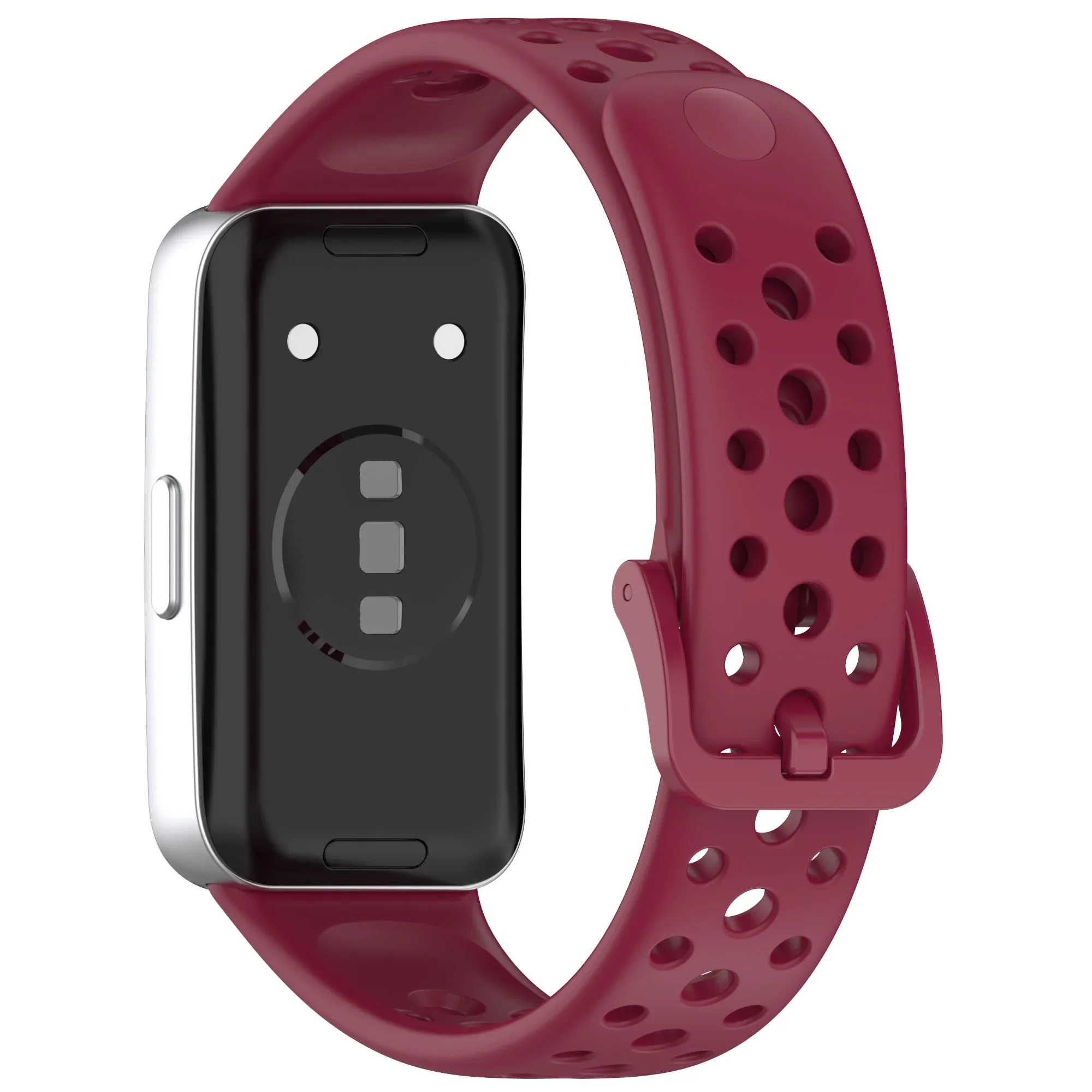Per Huawei Band 10 / 9 / 8 2IN1 cinturino in silicone traspirante + custodia morbida