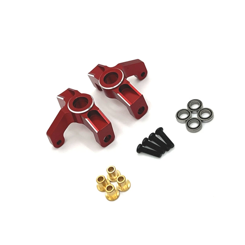 RC Car Upgrade Steering Cup Bearing Set for   C8803 WLtoys 1/14 144016 1/12 124016 RIaarIo XDKJ-001 Red